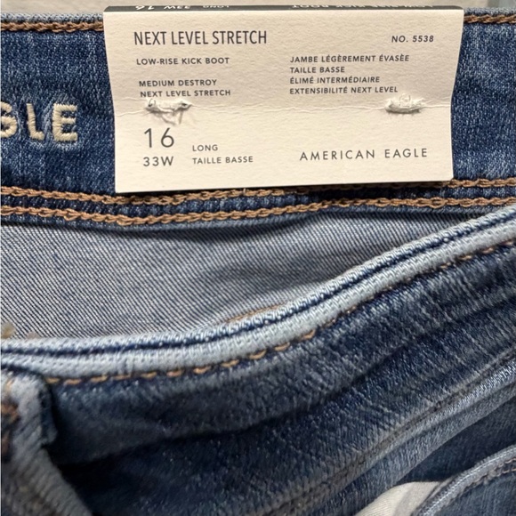 American Eagle 🦅 Next Level Low-Rise Kick Bootcut Jean - Picture 5 of 5